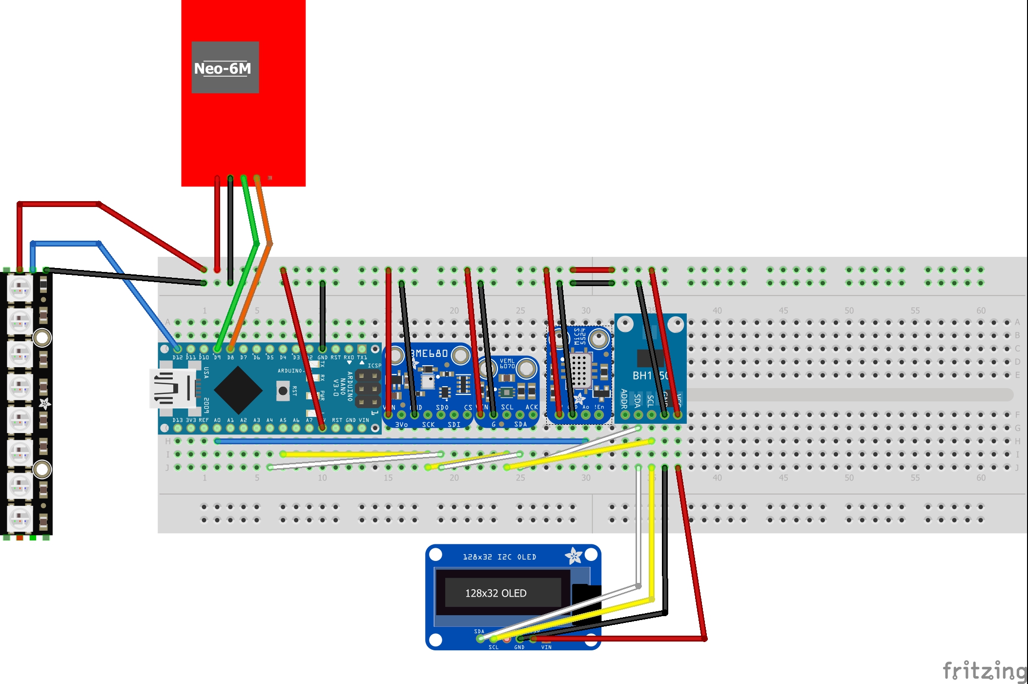 【Arduino 动手做】使用 Nano 的综合环境监测系统图10
