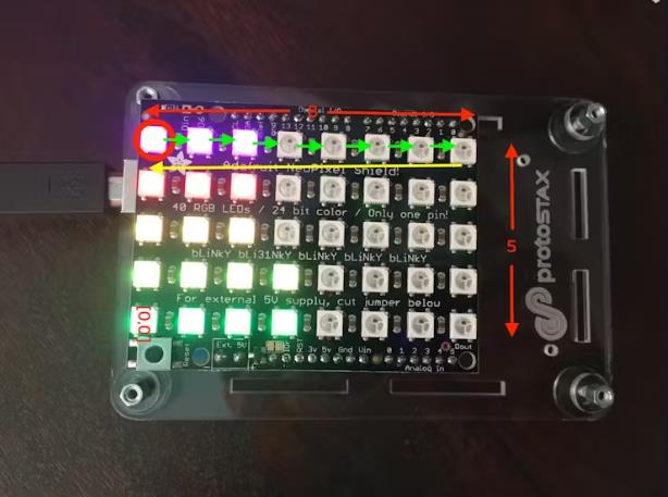 【Arduino 动手做】带Arduino的RGB矩阵音频可视化工具图9