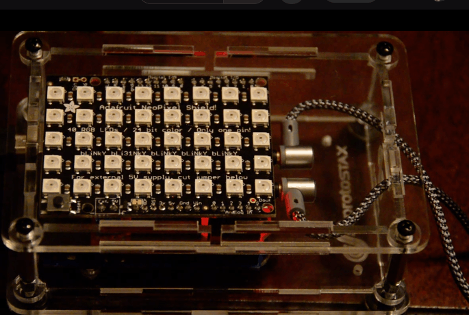 【Arduino 动手做】带Arduino的RGB矩阵音频可视化工具图1
