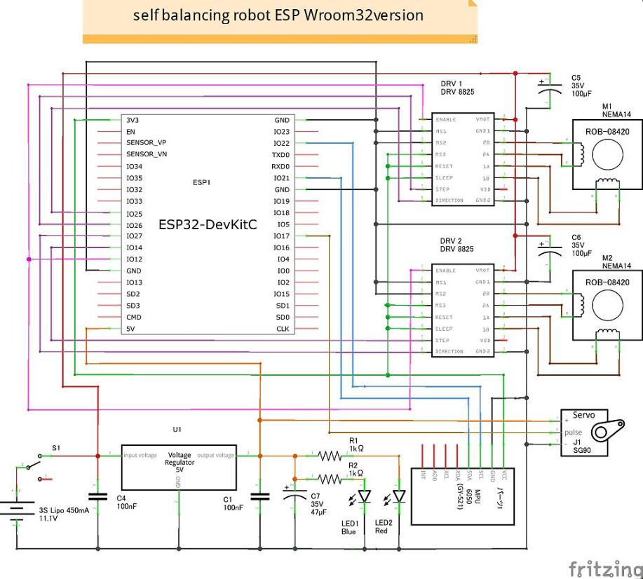 【Arduino 动手做】B-Robot ESP32 版本 Unit 3 自平衡机器人图6