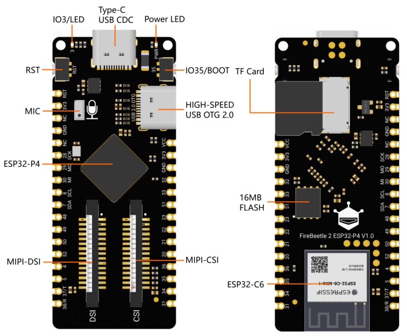 FireBeetle 2 ESP32 P4 使用 ILI9341、ST7789屏幕封面1