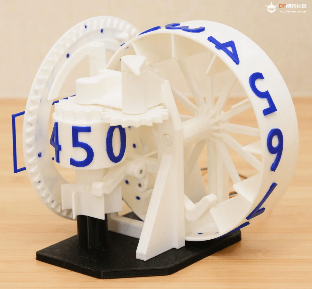 制作一个3D打印的三轴机械时钟图4