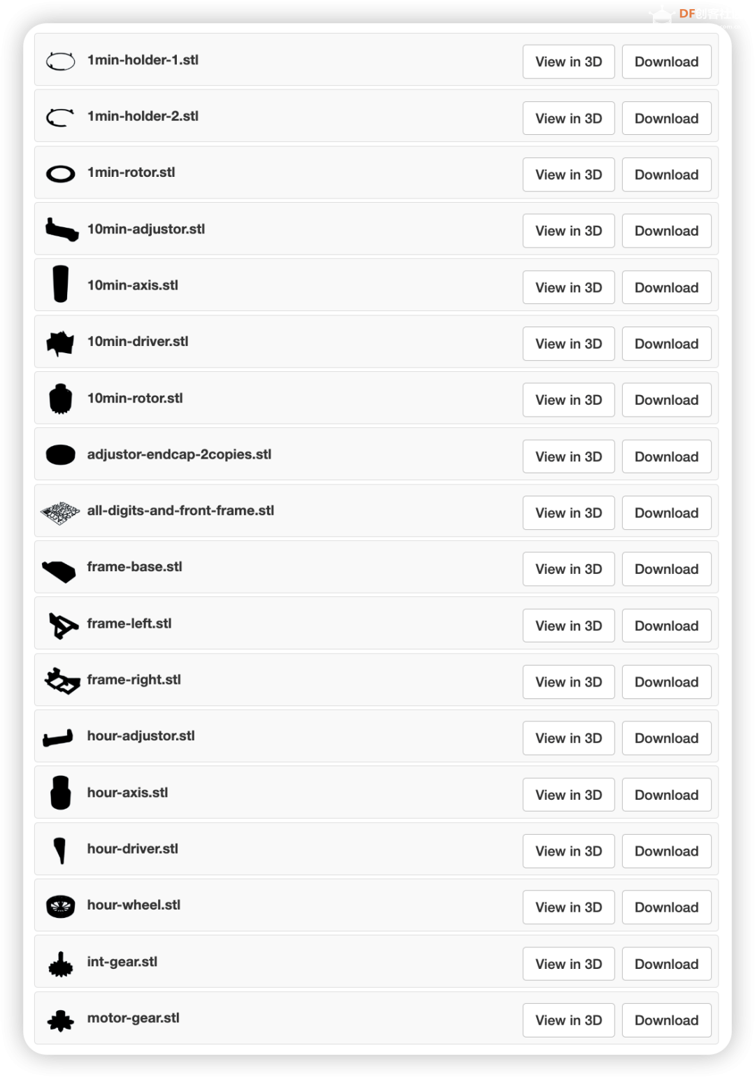制作一个3D打印的三轴机械时钟图12