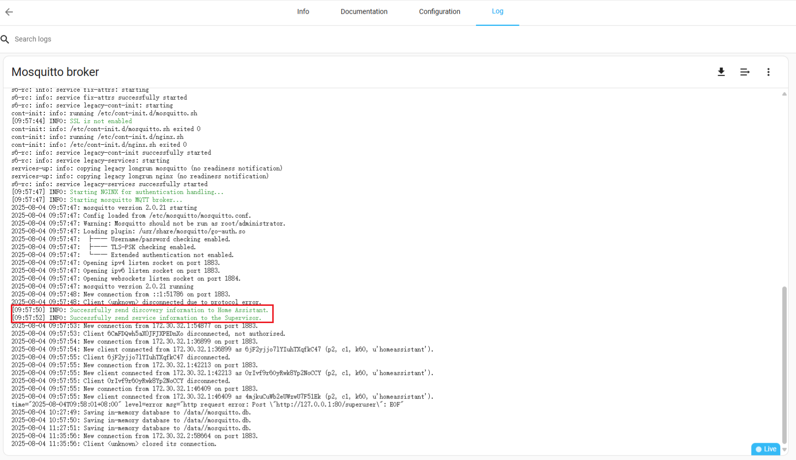 【指南】使用 MQTT 将 ESP32-C5 连接到 Home Assistant图7