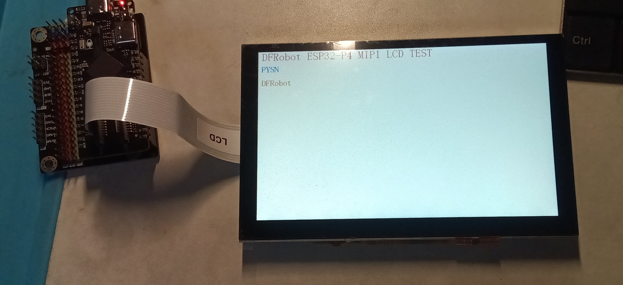 Micropython玩转ESP32P4：开启屏幕显示图2