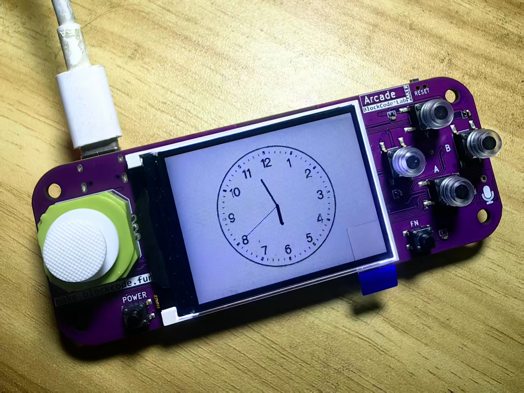 【花雕动手做】Scratch Arcade游戏ESP32S3开发板之网络时钟图2
