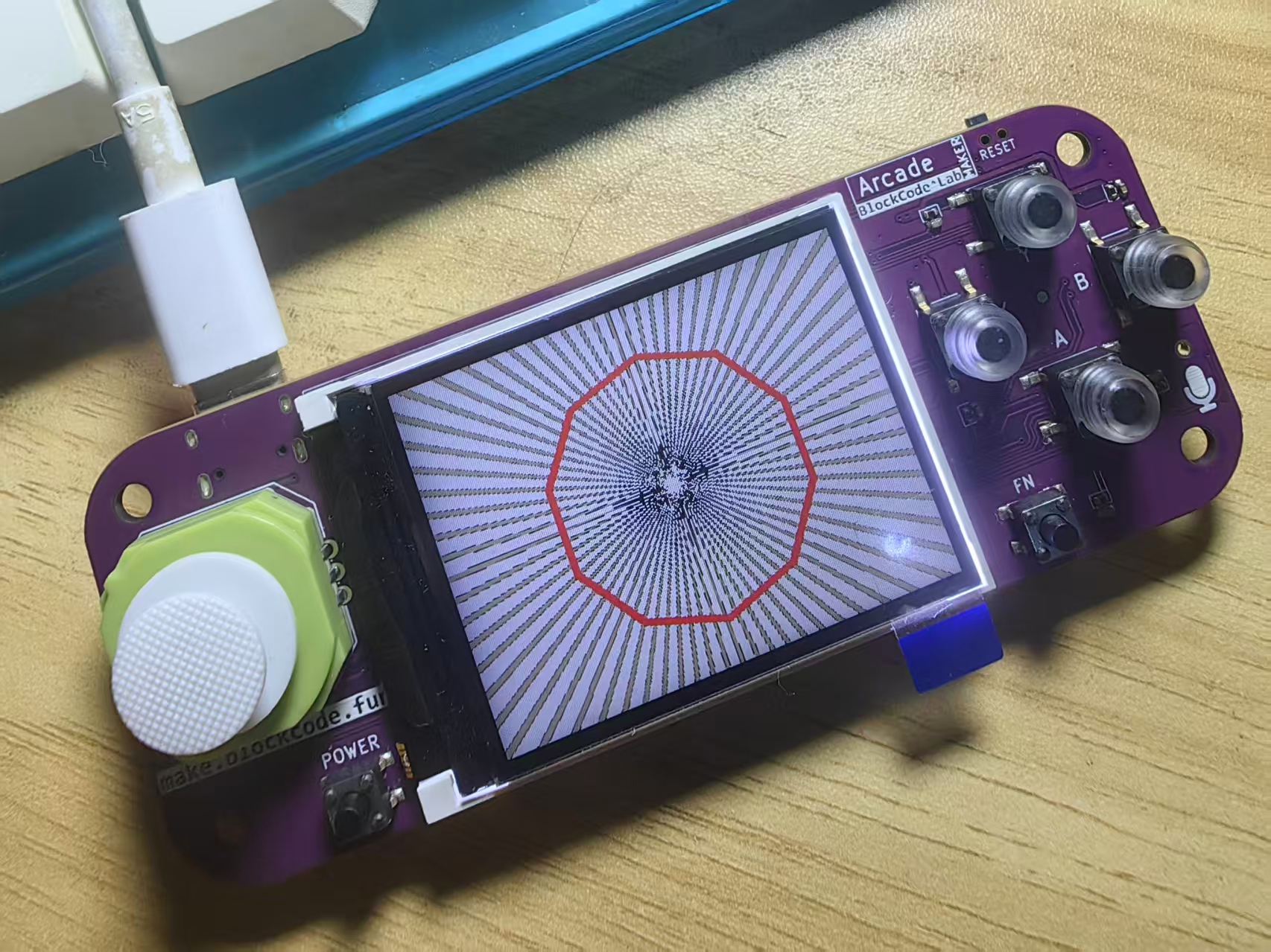 【花雕动手做】Scratch Arcade游戏ESP32S3开发板之几何图形图3