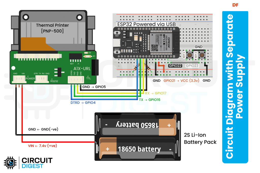 DIY一台ESP32驱动热敏打印机，让你的创意“落地成纸”！图4