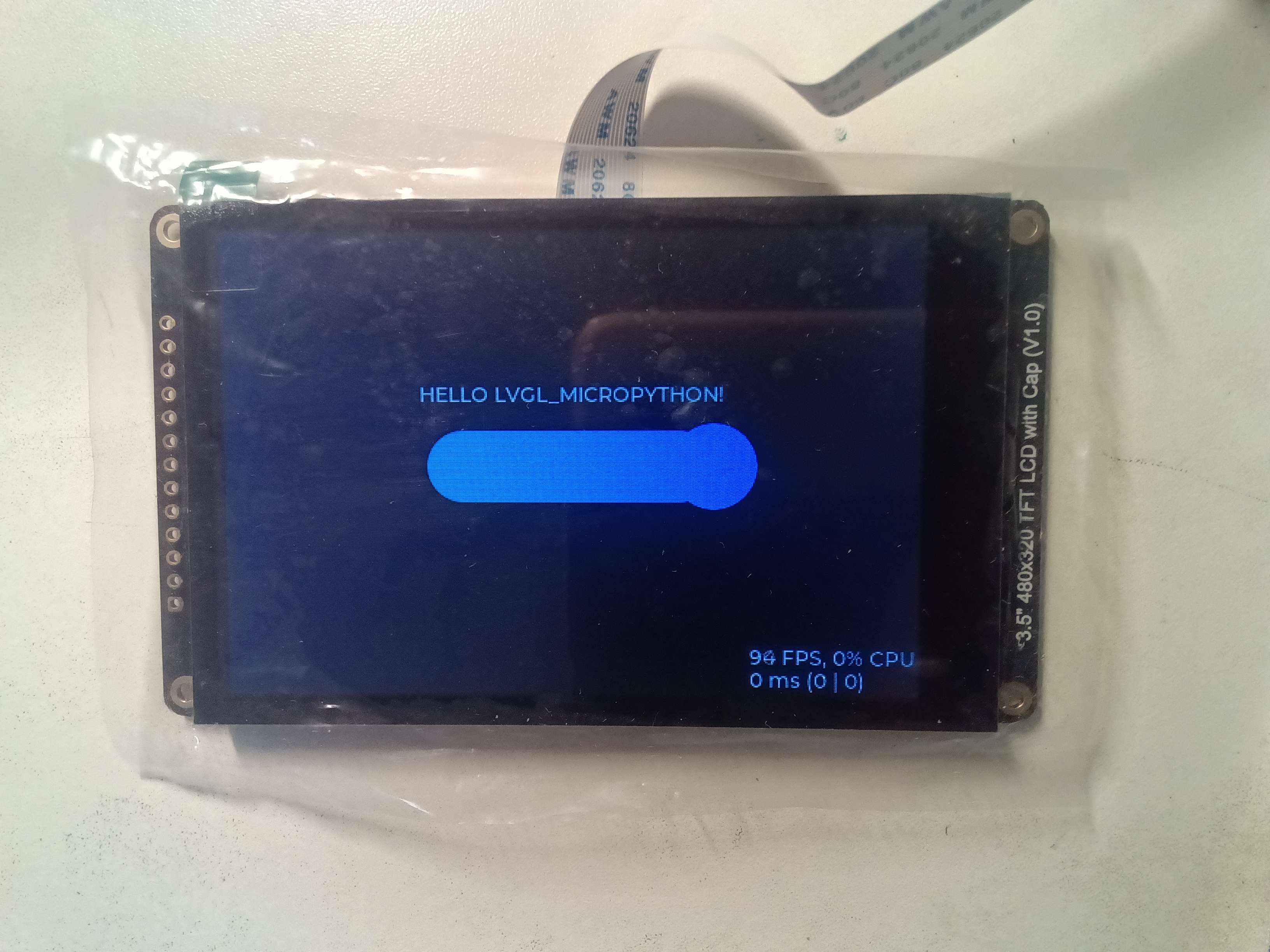 尝鲜DFRobot ESP32-C5开发板，LVGL Micropython性能检测体验图3