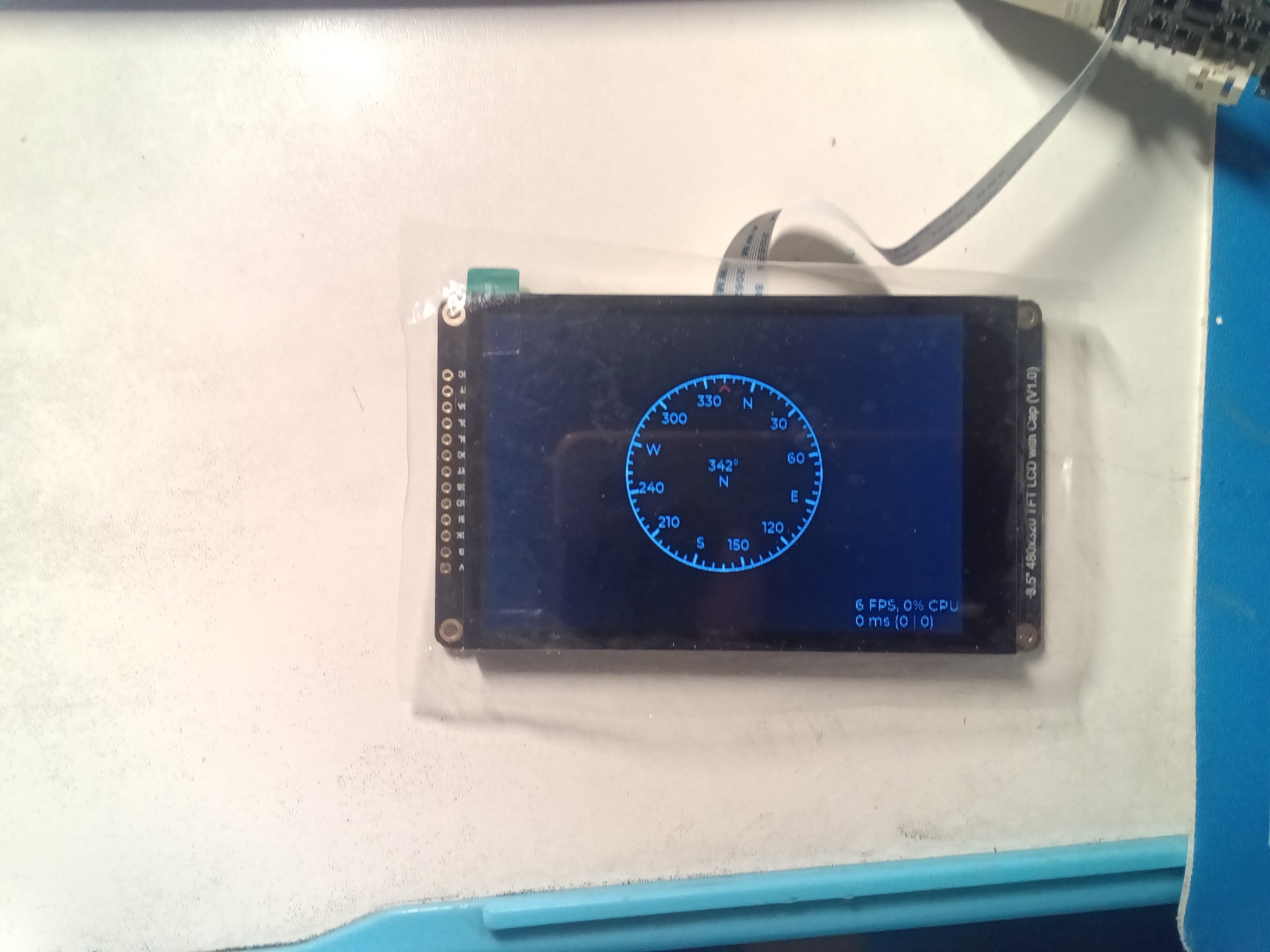 尝鲜DFRobot ESP32-C5开发板，LVGL Micropython性能检测体验图2