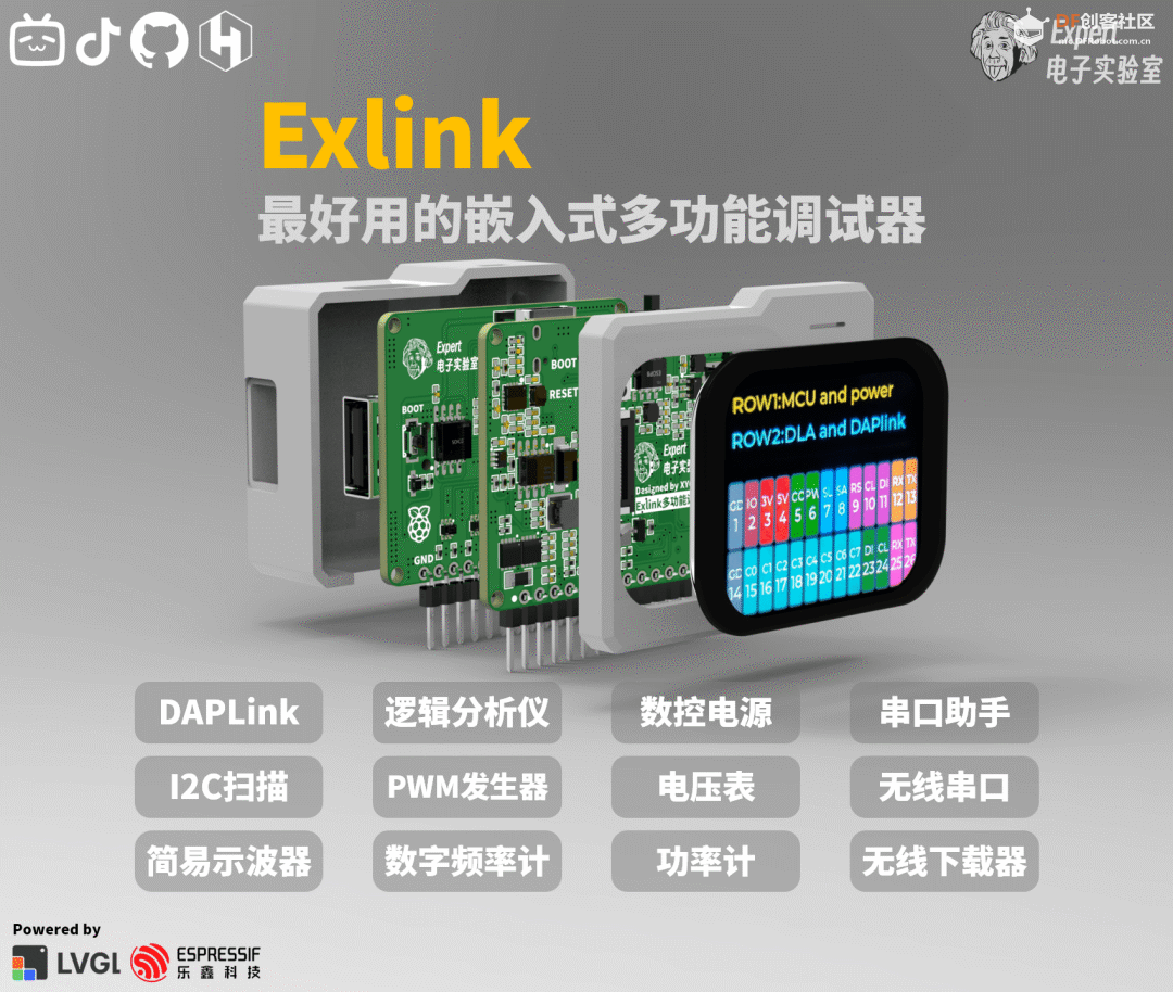 Exlink多功能嵌入式调试器、掌上激光雷达监控仪、DIY指...封面2