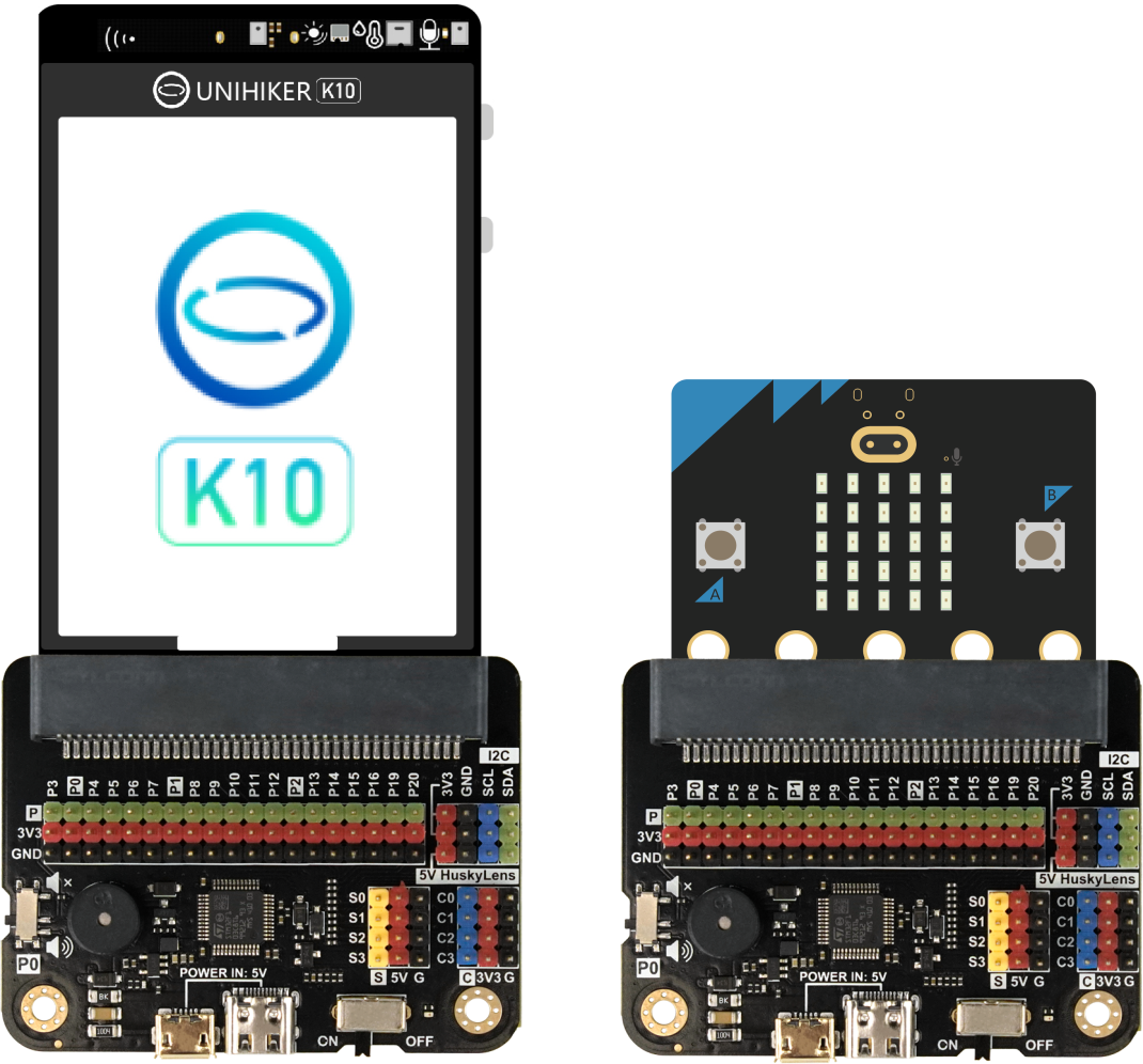 二哈识图2+行空板K10+IO扩展板——手势控制舵机平台图2