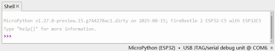 【FireBeetle 2 ESP32-C5】 介绍、固件上传、工程测试图16