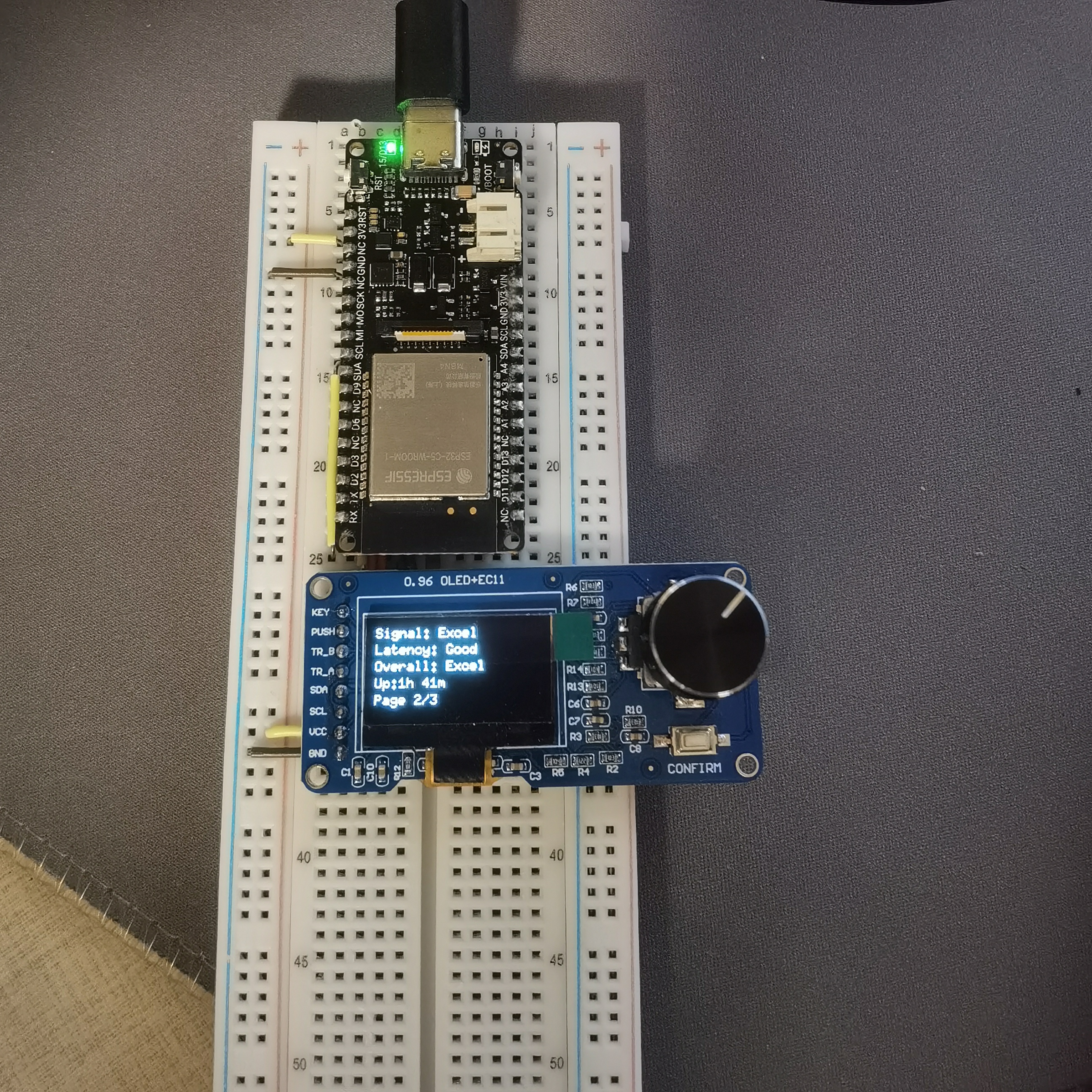 [FireBeetle 2 ESP32-C5]ESP32-C5 WiFi网络状态监测器图2