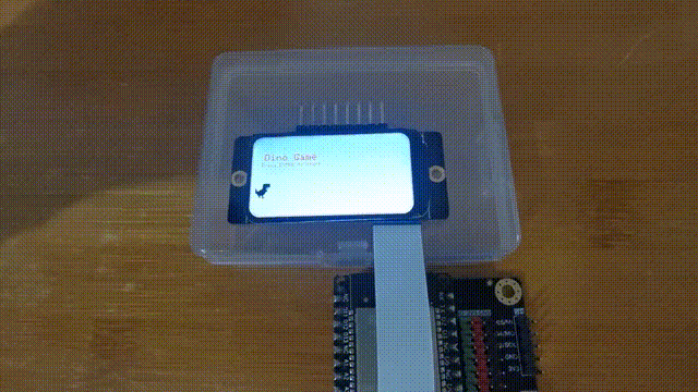FireBeetle 2 ESP32-C5+GDI显示屏玩恐龙快跑小游戏图1