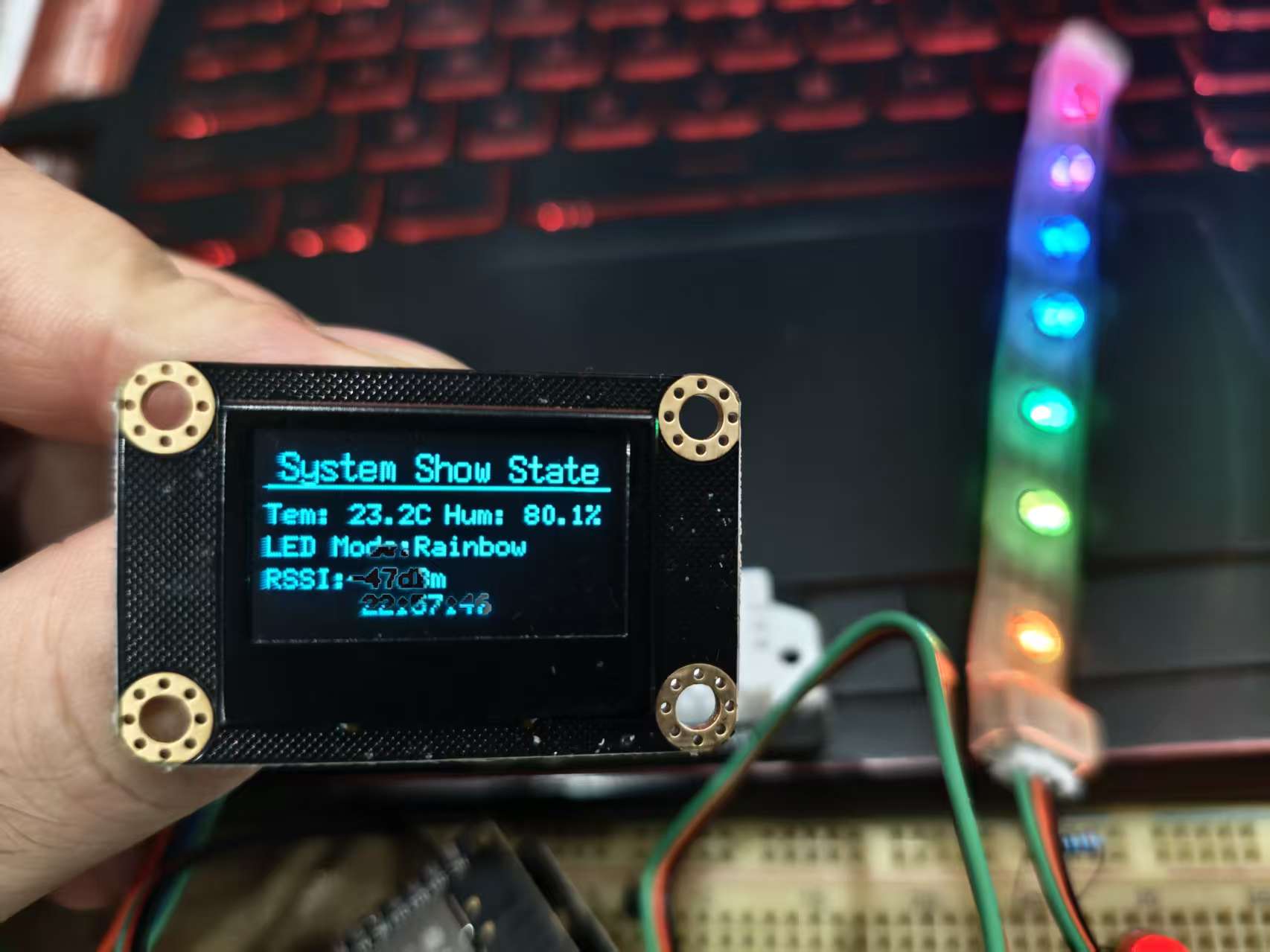 基于FireBeetle 2 ESP32-C5 智能环境监测灯光控制图1