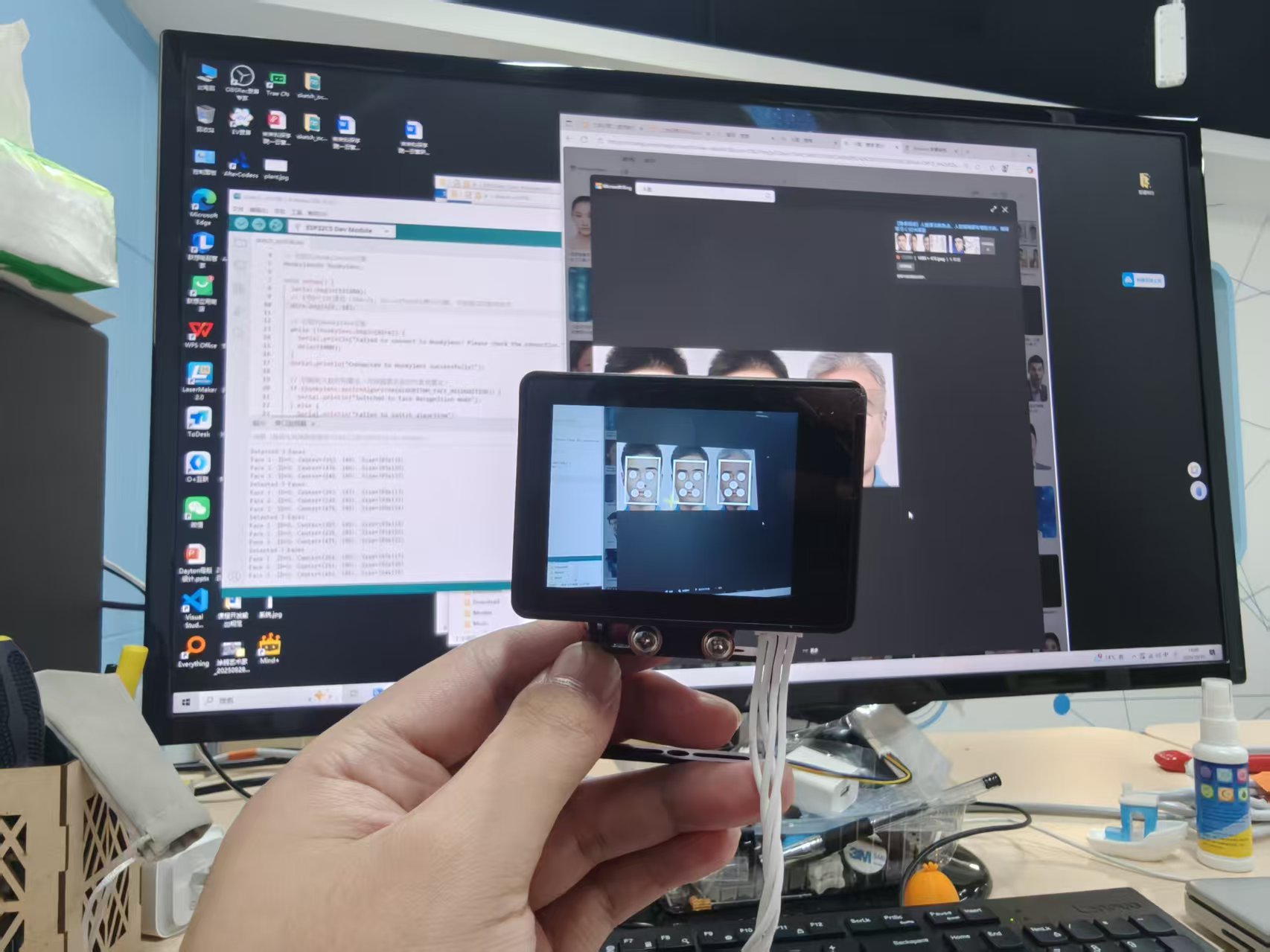 基于FireBeetle 2 ESP32-C5实现HuskylensV2人脸检测图1
