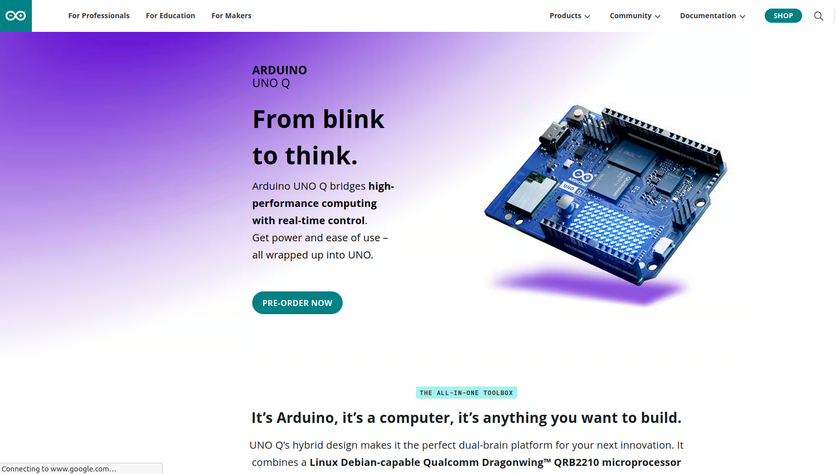 Arduino最近发布Uno Q接受预定了图1