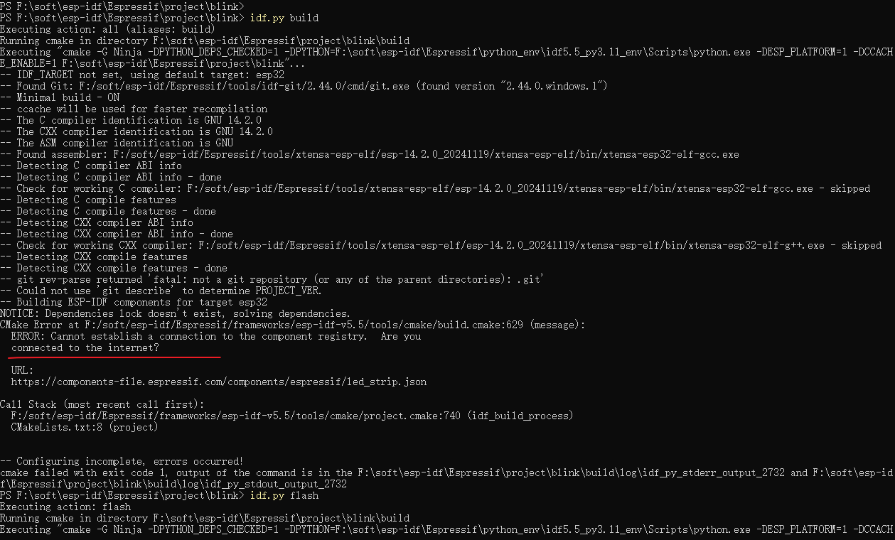【FireBeetle 2 ESP32-C5】 Windows平台编译点灯图8