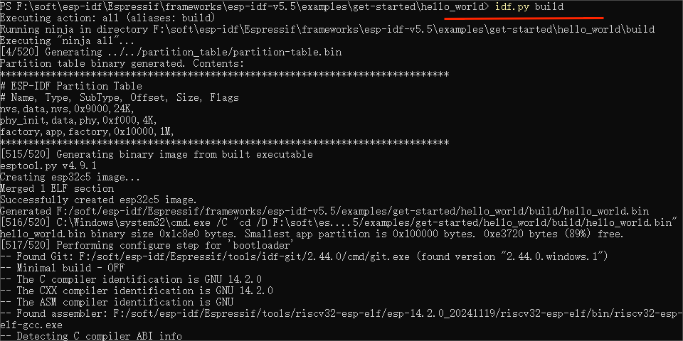 【FireBeetle 2 ESP32-C5】 Windows平台编译点灯图4