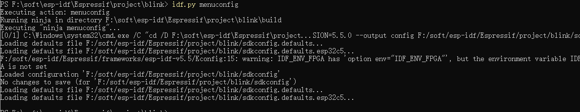 【FireBeetle 2 ESP32-C5】 Windows平台编译点灯图3
