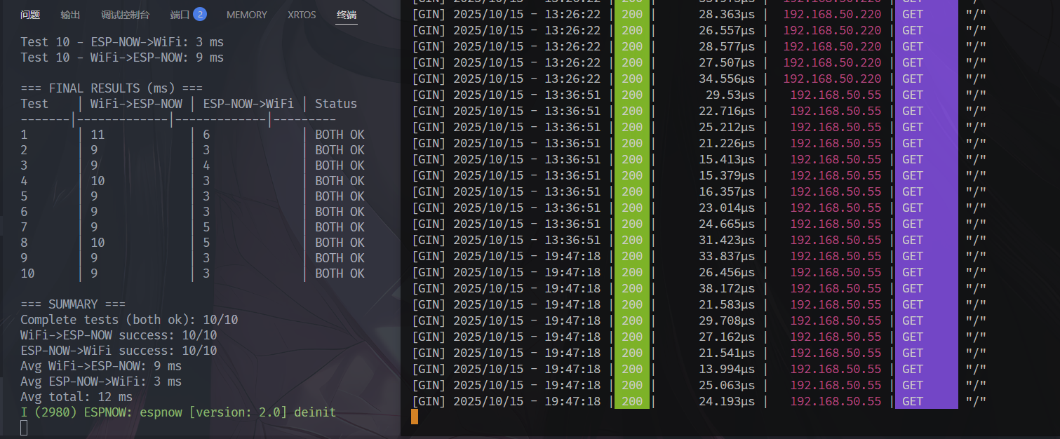 [ESP8266/ESP32]AI帮我写代码--espnow和wifi共存性能测试图1