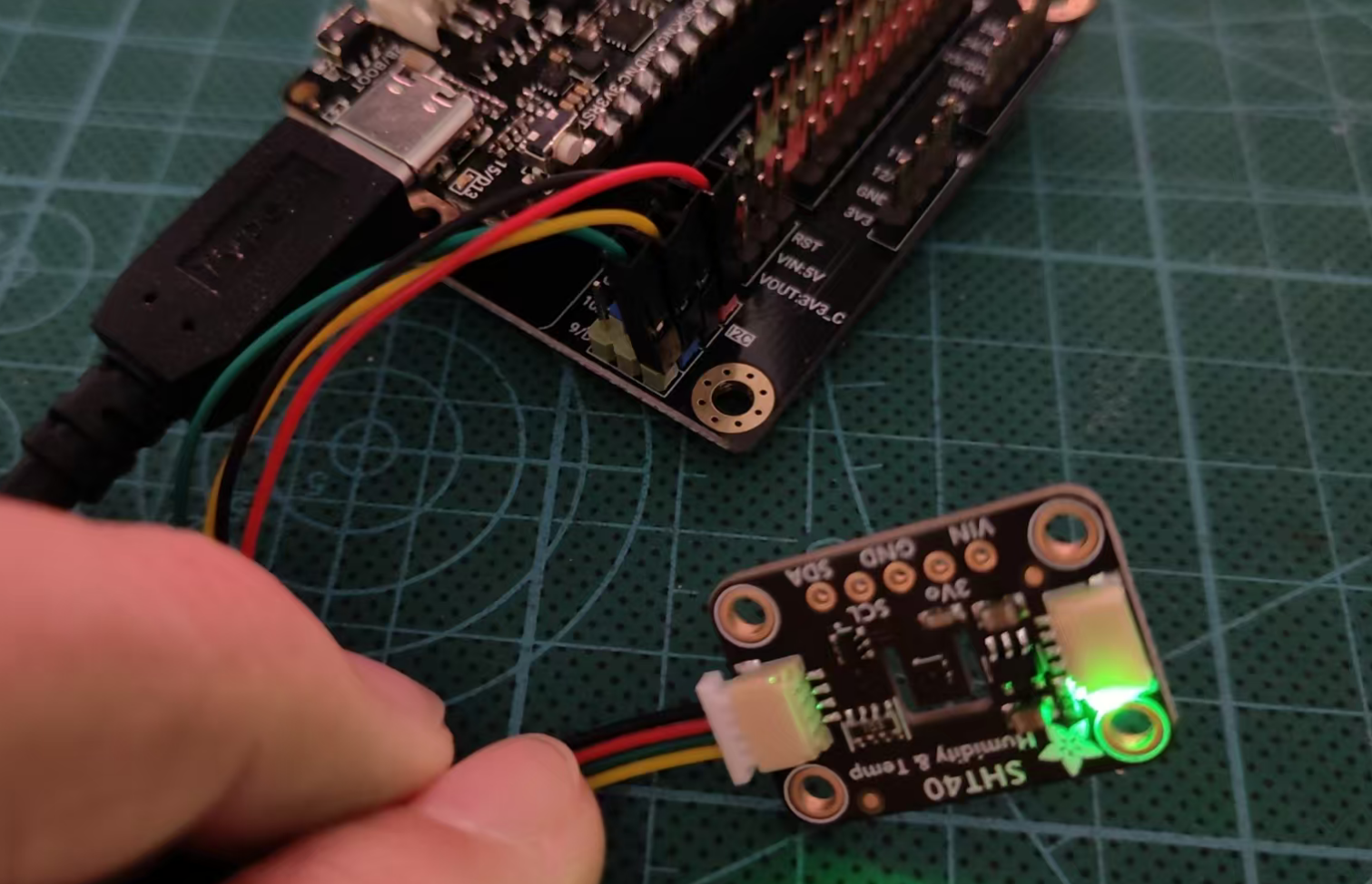【FireBeetle 2 ESP32-C5】IIC驱动SHT40图2