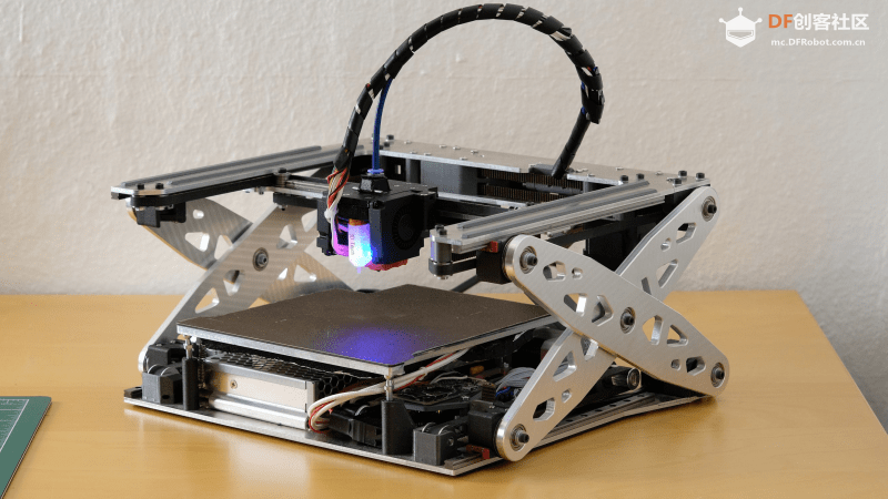 可折叠的剪刀升降式 CoreXY 3D 打印机、废旧平板变身全...图12