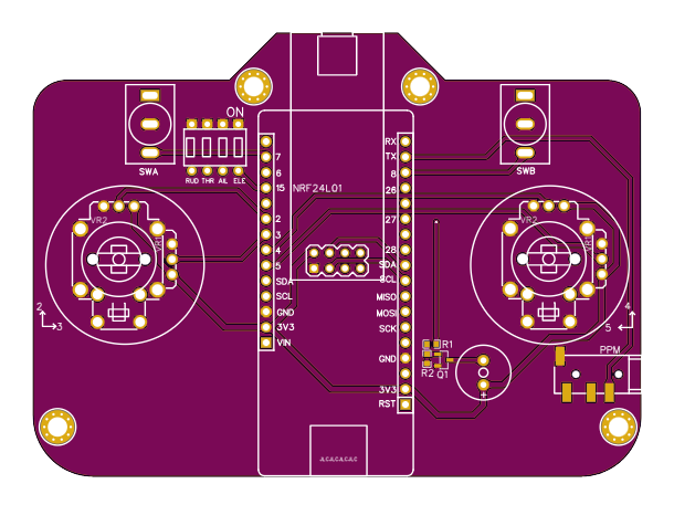 基于 Firebeetle 2 ESP32-C5 的6通道2.4G 遥控器图16