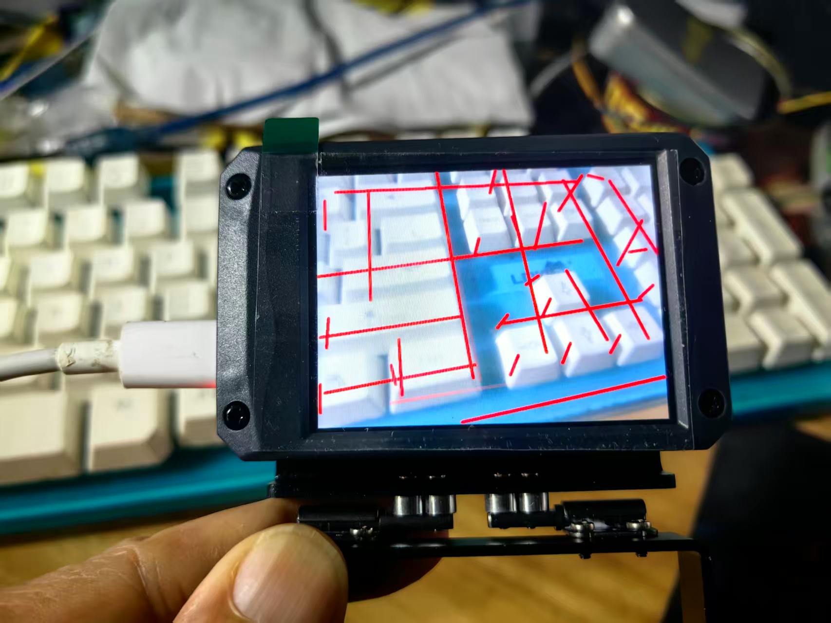 【花雕动手做】CanMV K230 AI 视觉识别之线段检测图1