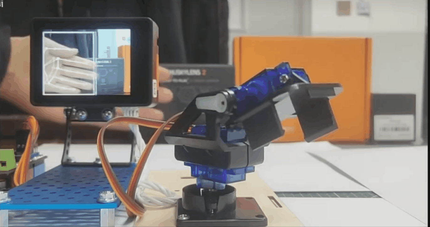 二哈识图2和Arduino Uno制作简单手势控制云台图1