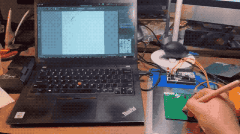 低成本自制专业级 3D 扫描仪、开源电磁共振绘图板、...图1