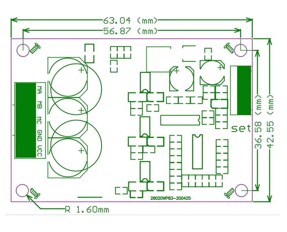 【花雕动手做】6.5寸轮毂电机方案：36V500W无霍尔驱动板图1