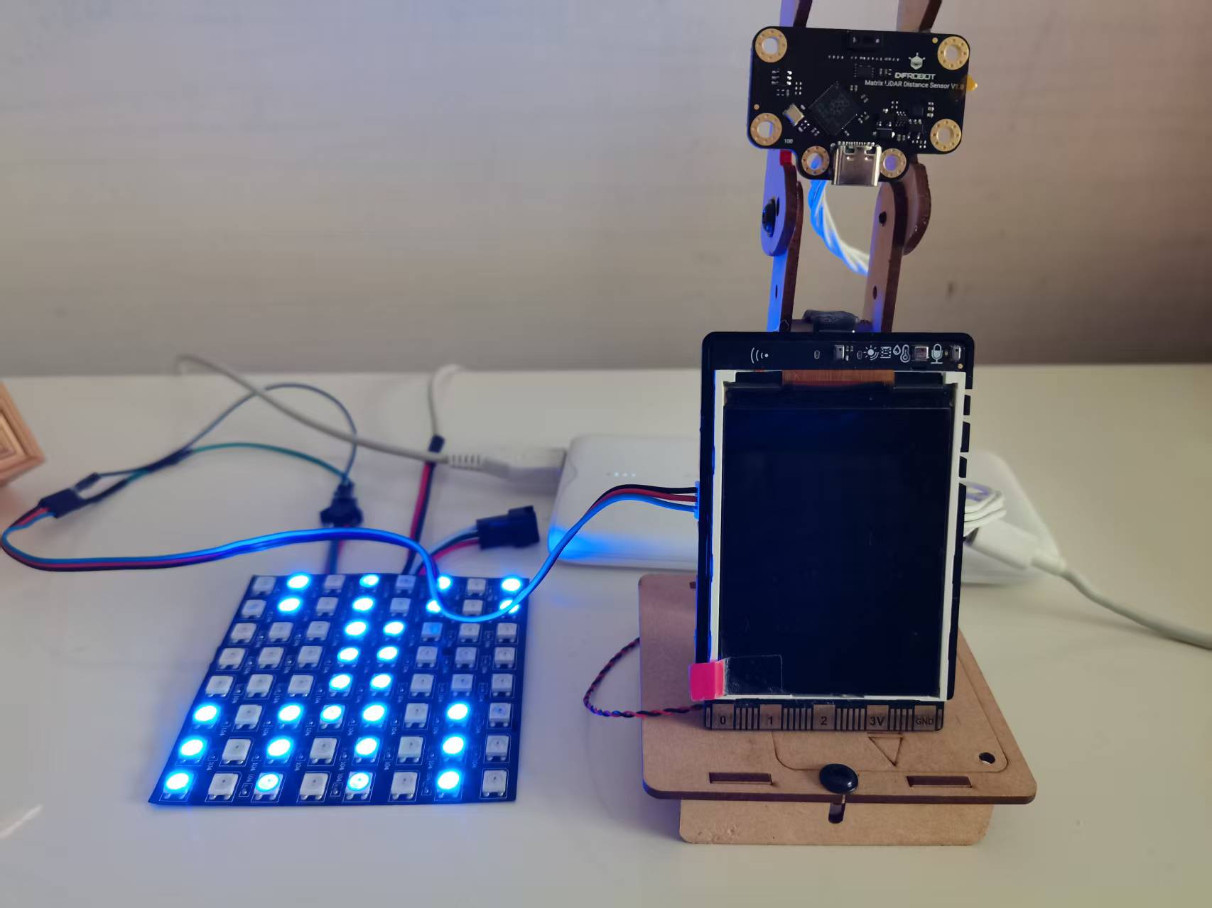 从LED到Web：8x8激光雷达的可视化演进之旅图3