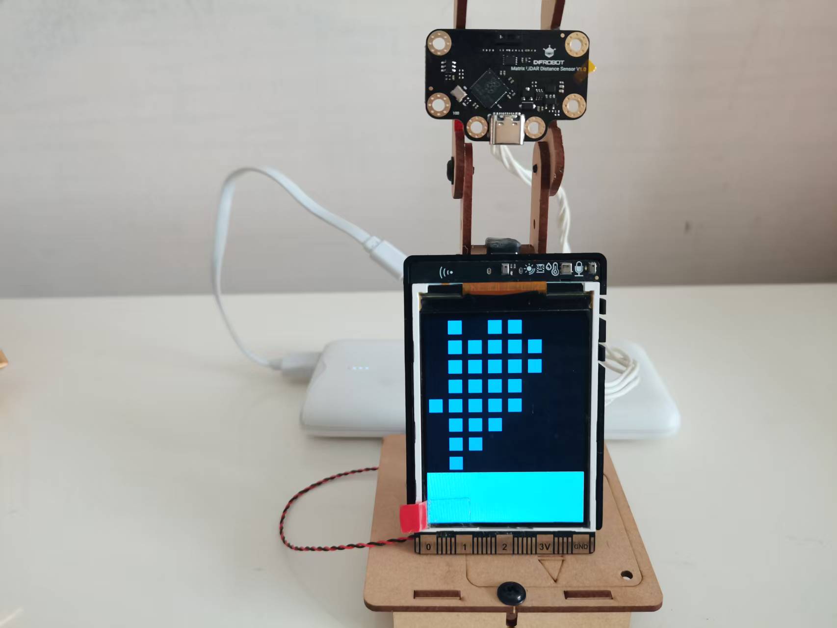 从LED到Web：8x8激光雷达的可视化演进之旅图2