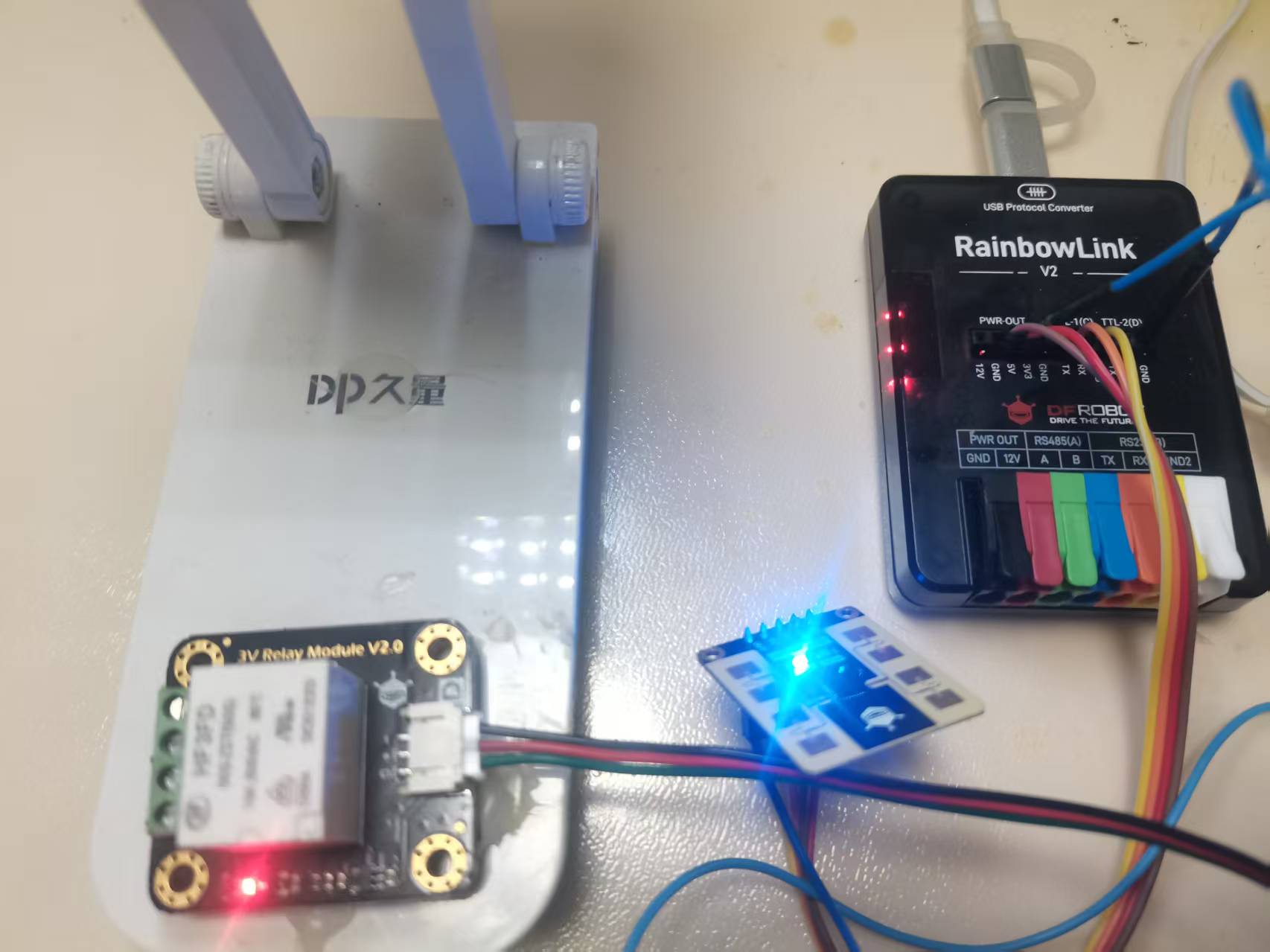 试用RainbowLink V2 USB协议转换器调试毫米波雷达传感器图3