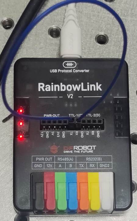 【RainbowLink-V2 4通道隔离USB协议转换器】TTL 和 RS232 测试图5