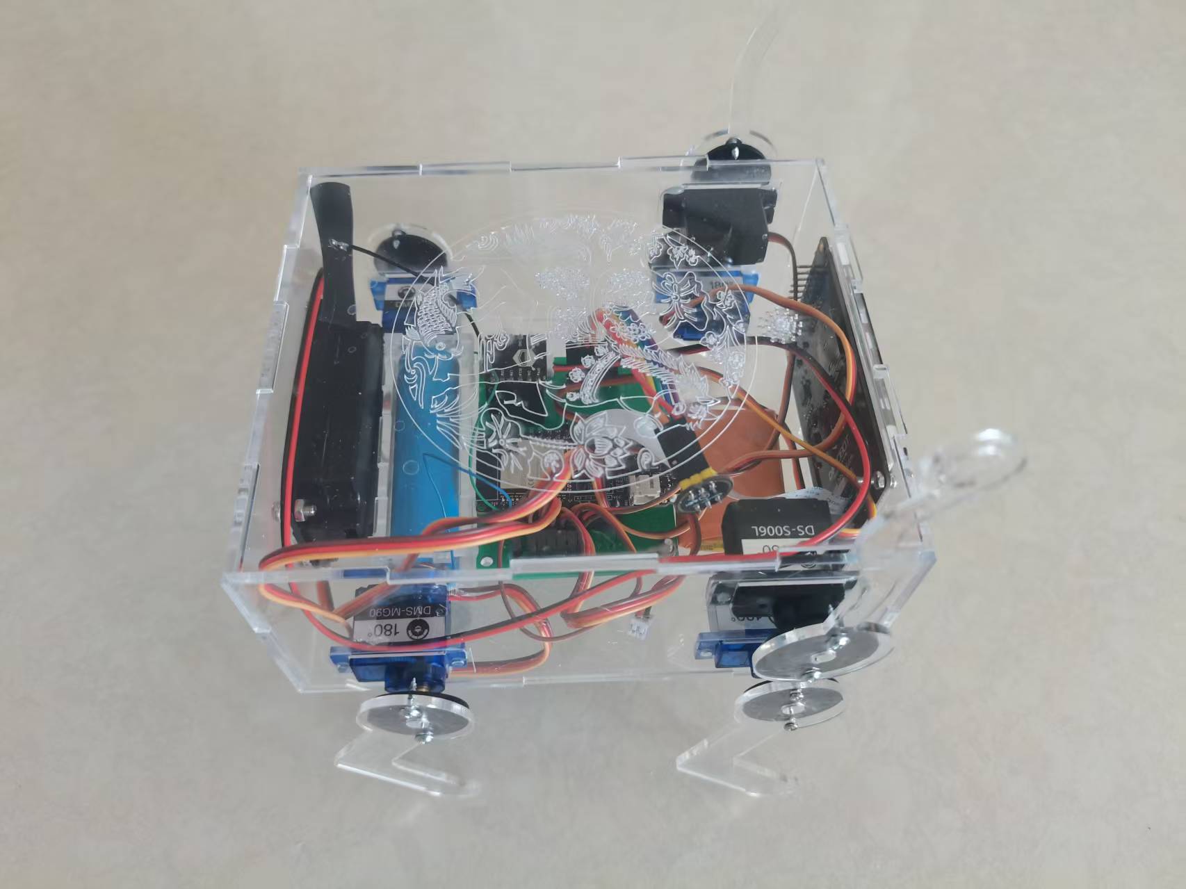 给小智AI装身体：FireBeetle ESP32-S3驱动四足机器人+2.8寸屏封面1