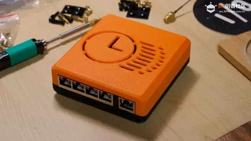树莓派交换机、国际象棋机器人、LED时钟｜DF 创客周刊...图1