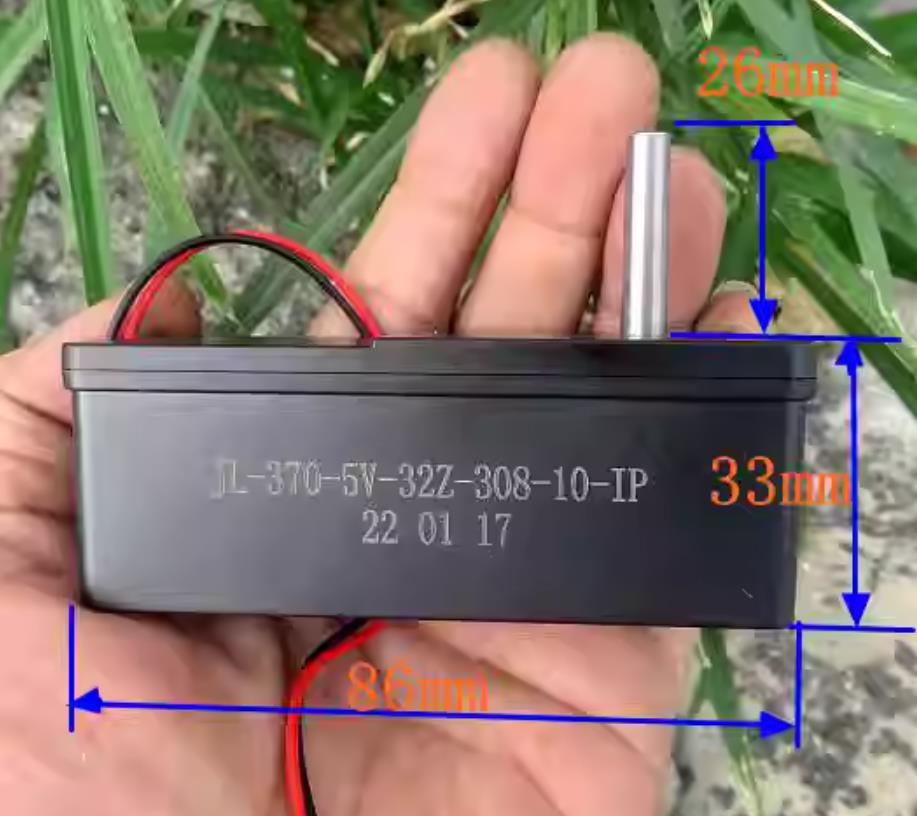 【花雕动手做】JL-370-5V-32Z-308涡轮蜗杆减速电机图3