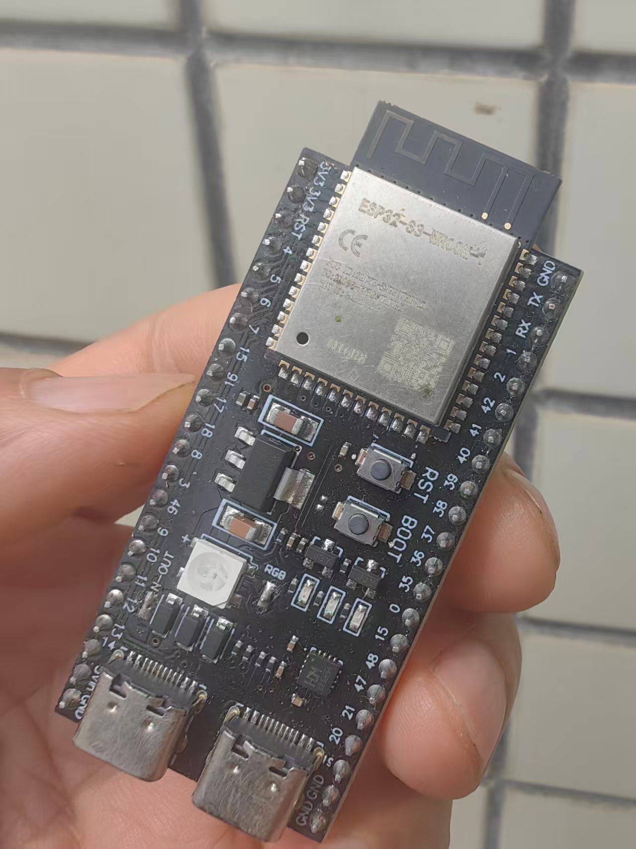 【花雕】ESP32-S3 成功部署 MimiClaw（迷你小龙虾）部分记录图1