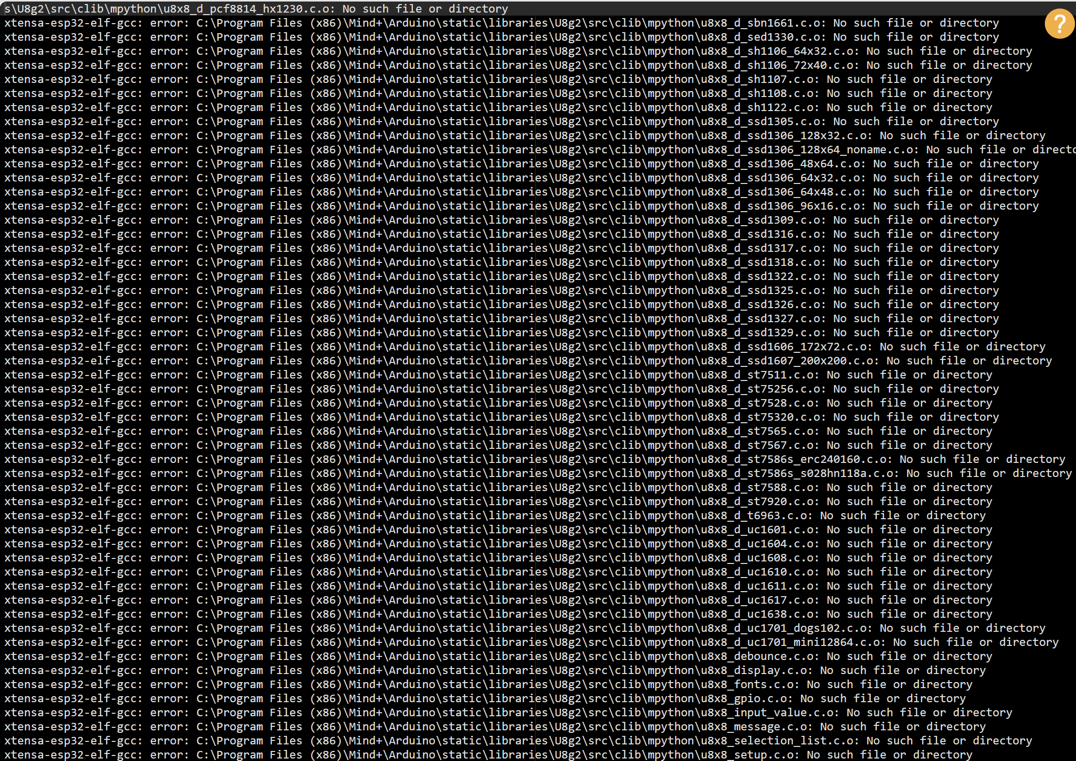 自编用户库掌控板下链接失败，esp32E下成功是什么原因图1