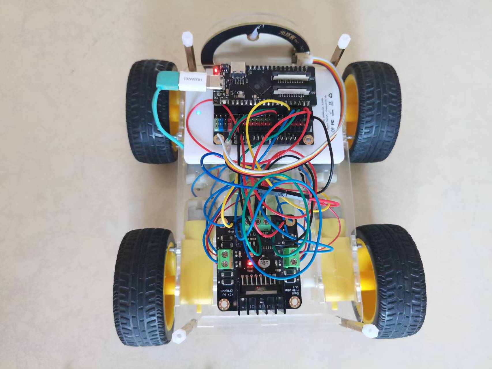 基于 FireBeetle 2 ESP32-P4 + ESP-Claw 四驱车图8