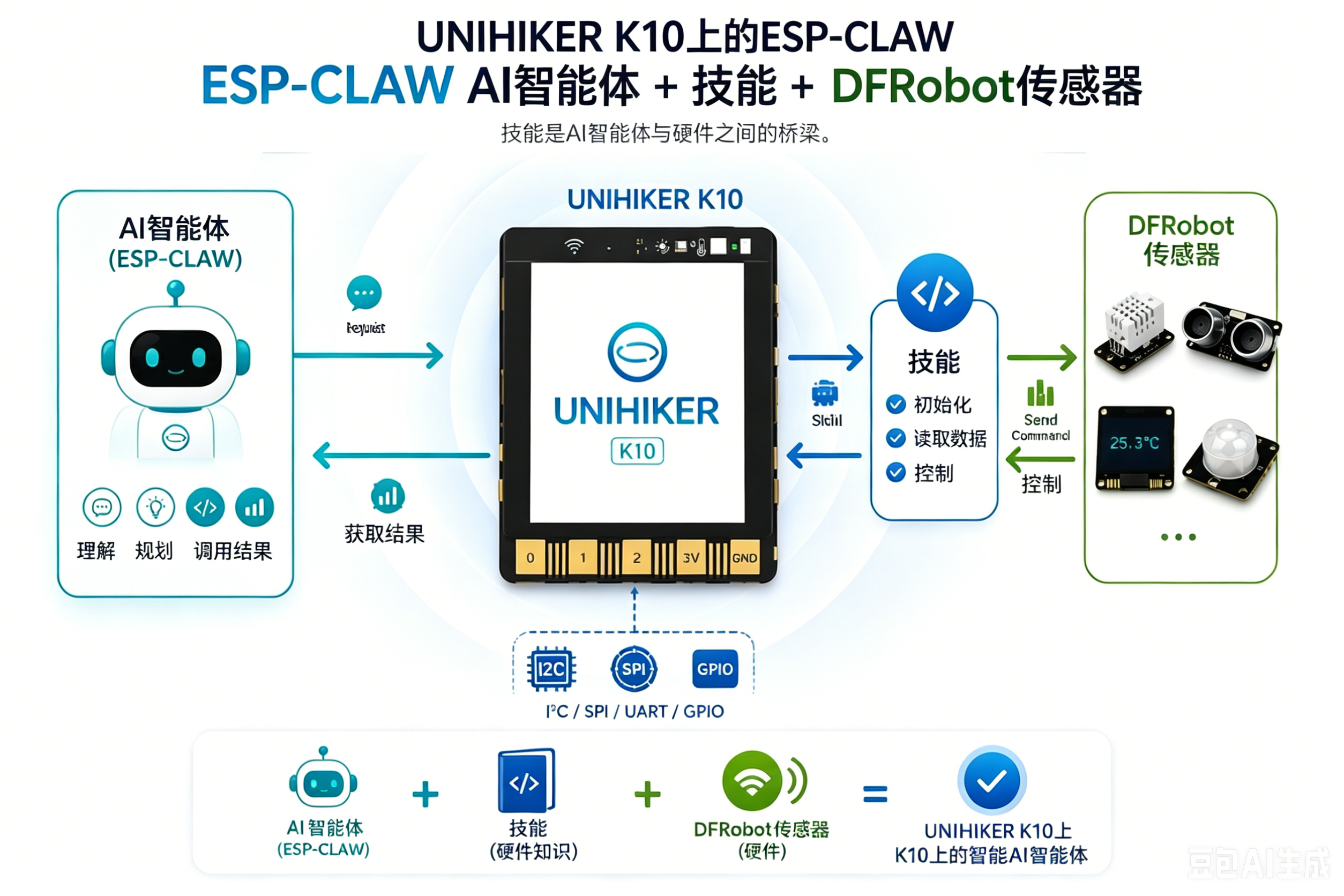 [行空板K10+ESP-Claw]让你的AI Agent学会使用DFRobot任意传感器封面1