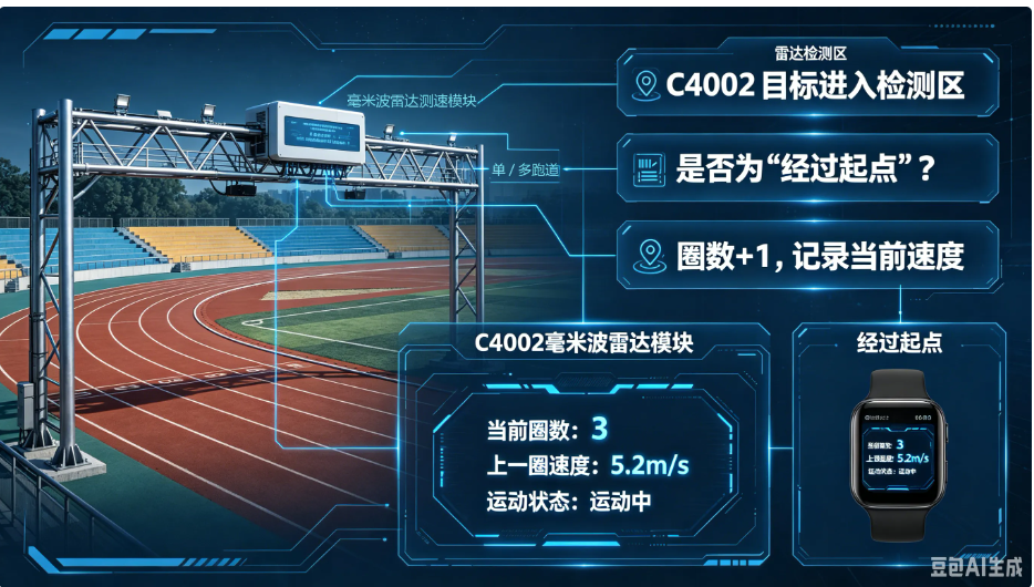 C4002毫米波雷达智能圈速与状态监测系统 项目实战...图2