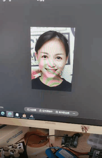 【花雕动手做】K10 实验之AB按键控制学习人脸与识别人脸图2