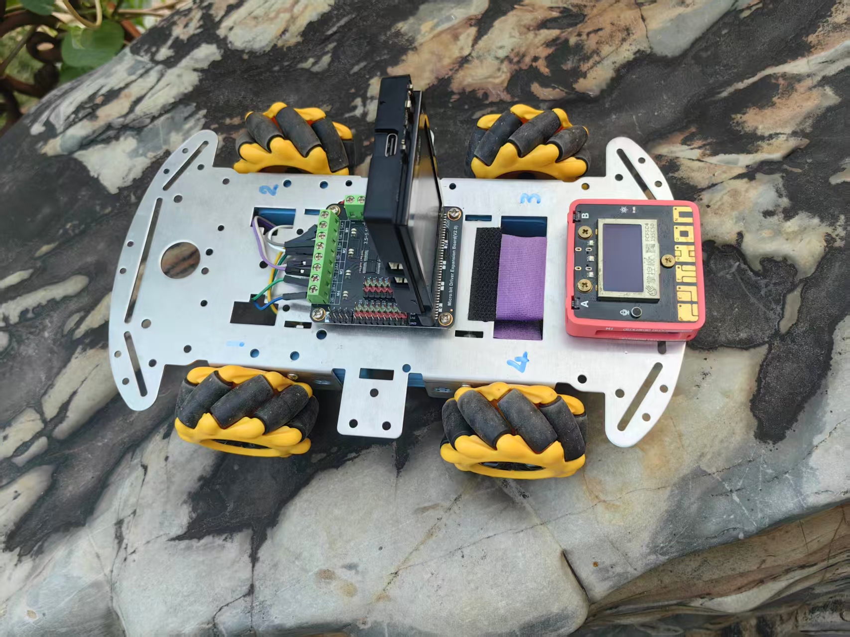 【花雕动手做】K10 UDP 双向通信陀螺仪姿态控制麦轮小车封面3
