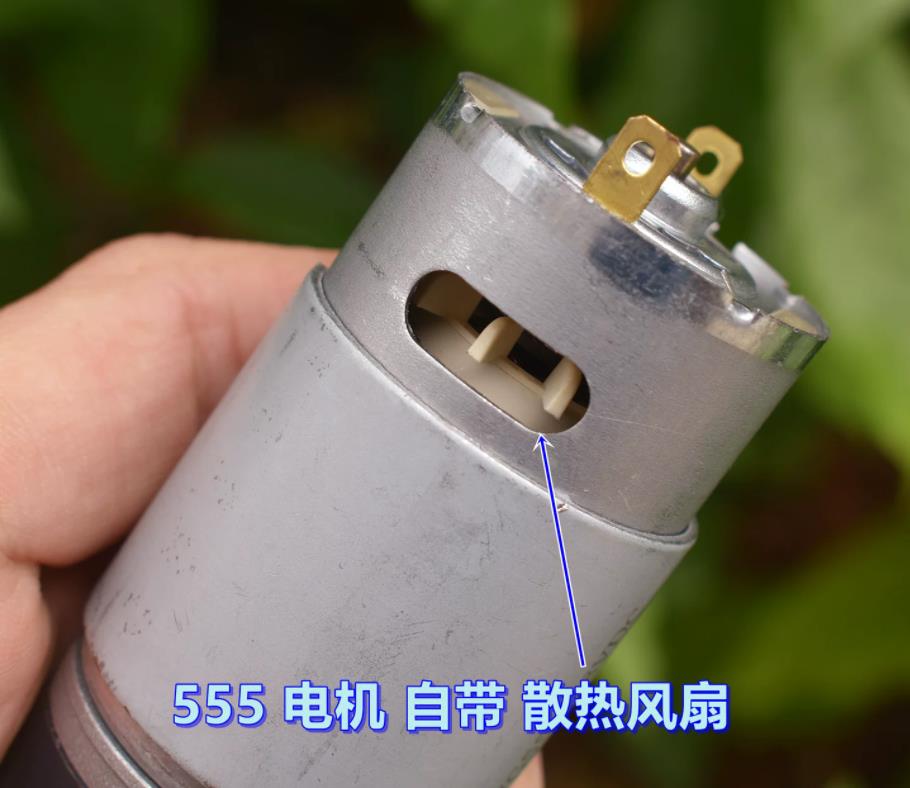 【花雕动手做】行星减速箱WG555电机 DC12V 1:5 高速大功率图1