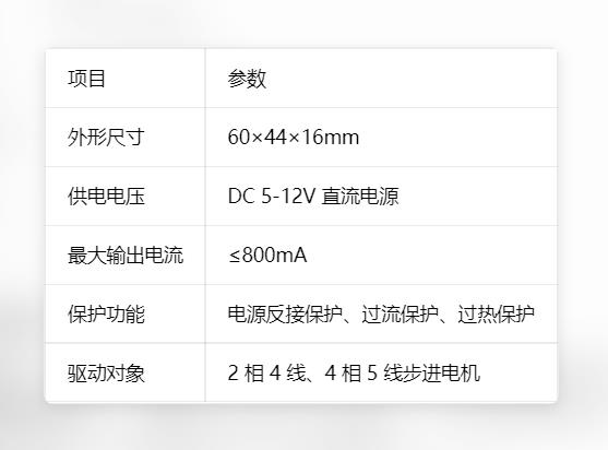 【花雕动手做】多功能微型步进电机2相4线4相5线驱动板图1