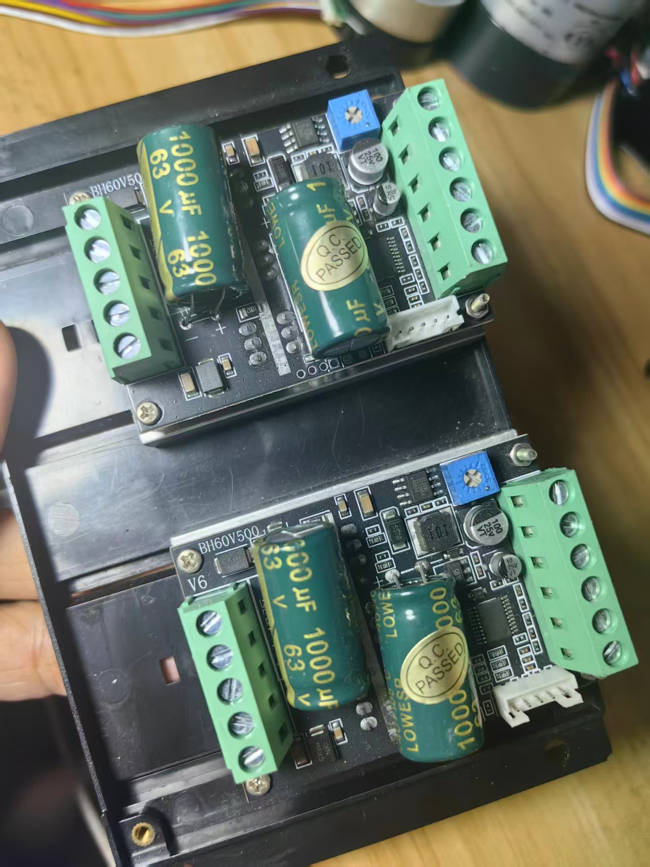 【花雕动手做】黑版 60V500W 大功率有霍尔无刷电机驱动板图1